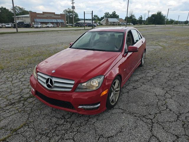 WDDGF4HB0CR235319 - 2012 MERCEDES-BENZ C 250 RED photo 2