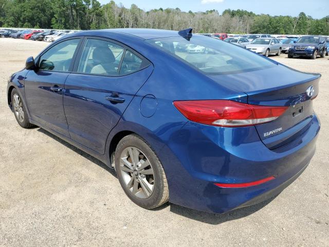 5NPD84LF4JH328009 - 2018 HYUNDAI ELANTRA SEL BLUE photo 2