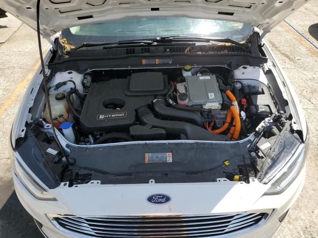 3FA6P0MU2KR262422 - 2019 FORD FUSION SEL Weiß Foto 11