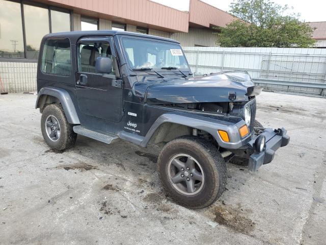 1J4FA39S34P739206 - 2004 JEEP WRANGLER X BLACK photo 4