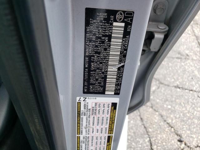2T1KR32E68C688712 - 2008 TOYOTA MATRIX XR SILVER photo 12