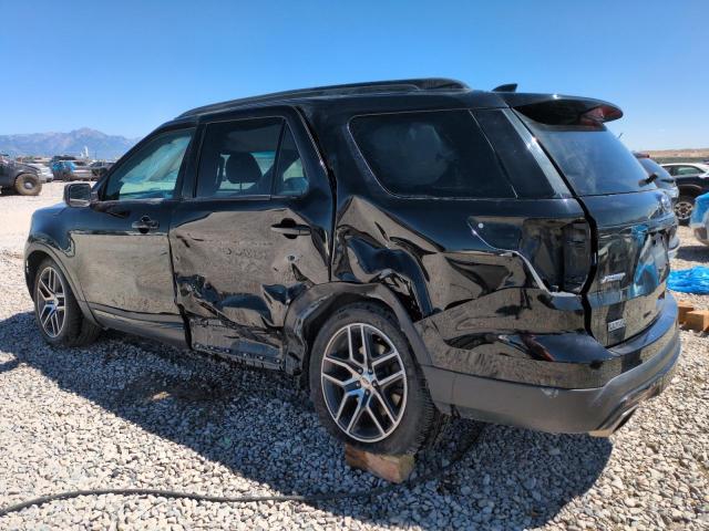 1FM5K8GT2GGA56453 - 2016 FORD EXPLORER SPORT შავი ფოტო 2