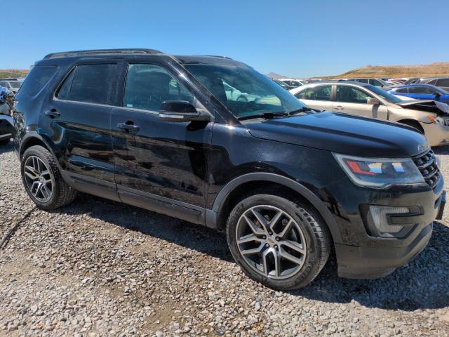 1FM5K8GT2GGA56453 - 2016 FORD EXPLORER SPORT შავი ფოტო 4