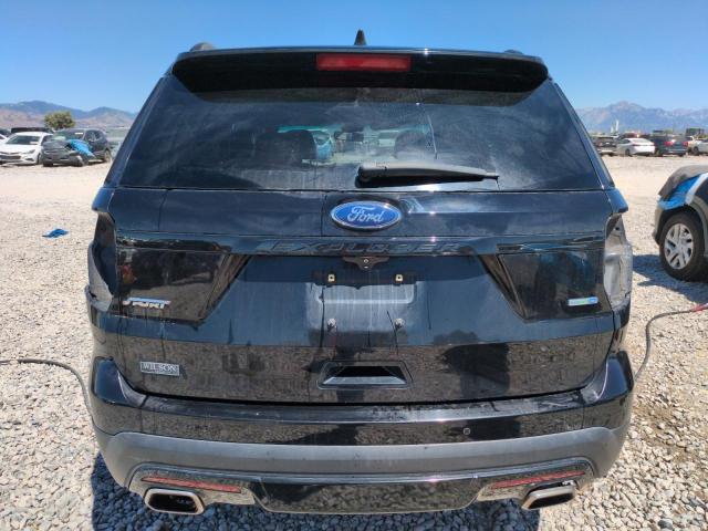 1FM5K8GT2GGA56453 - 2016 FORD EXPLORER SPORT შავი ფოტო 6