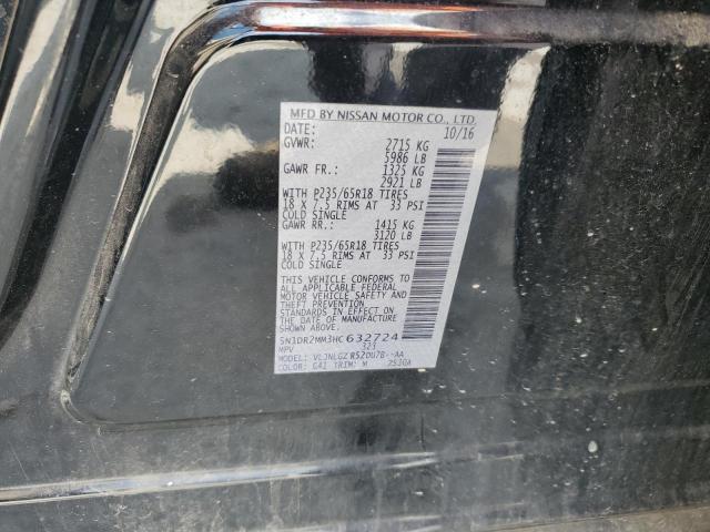 5N1DR2MM3HC632724 - 2017 NISSAN PATHFINDER S 黑色 照片 13