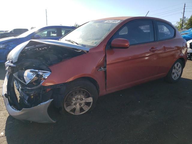 KMHCM3AC8AU166039 - 2010 HYUNDAI ACCENT BLUE ORANGE photo 1