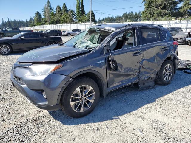 JTMRJREV4GD003984 - 2016 TOYOTA RAV4 HV XLE GRAY photo 1