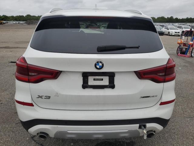 5UXTY5C08M9G61227 - 2021 BMW X3 XDRIVE30I WHITE photo 6