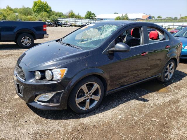 1G1JG5SB6F4169588 - 2015 CHEVROLET SONIC RS BLACK photo 1