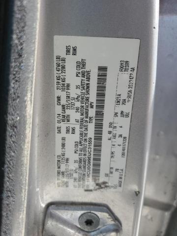 1FMCU0G99EUC31559 - 2014 FORD ESCAPE SE SILVER photo 13