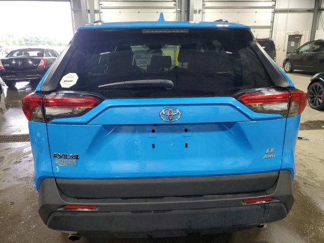 2T3G1RFV0LW133814 - 2020 TOYOTA RAV4 LE ლურჯი ფოტო 6