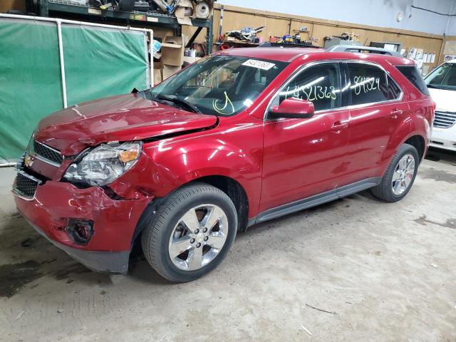 1GNALCEK4EZ117453 - 2014 CHEVROLET EQUINOX LT RED photo 1