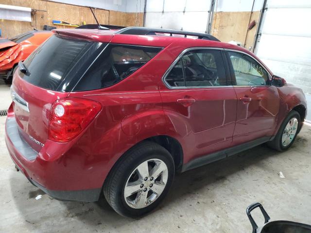 1GNALCEK4EZ117453 - 2014 CHEVROLET EQUINOX LT RED photo 3