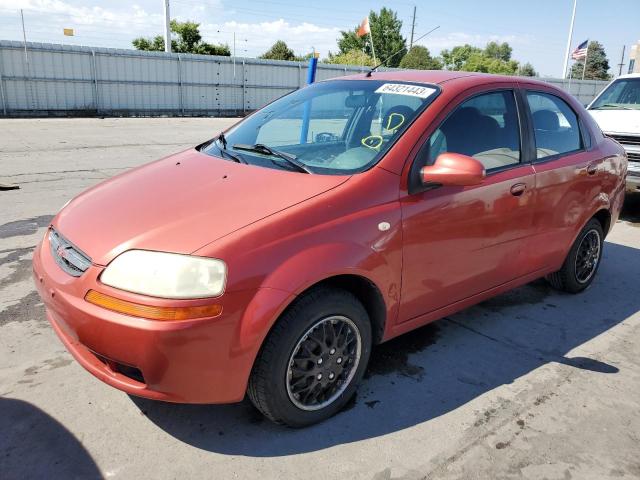 KL1TD52685B286621 - 2005 CHEVROLET AVEO BASE Qırmızı foto 1