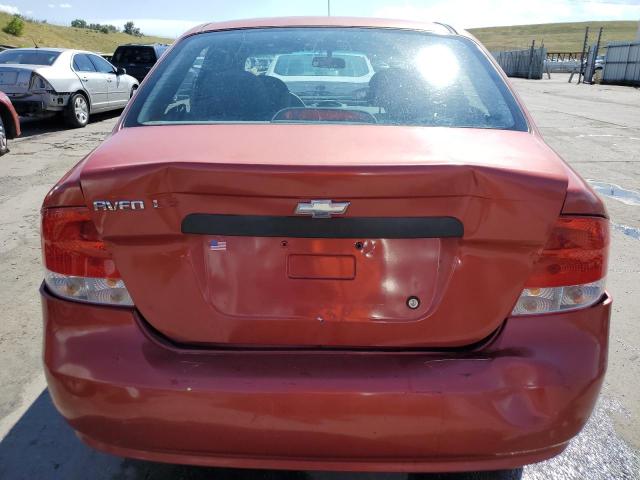 KL1TD52685B286621 - 2005 CHEVROLET AVEO BASE Qırmızı foto 6