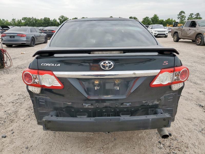 5YFBU4EE6DP109034 - 2013 TOYOTA COROLLA BASE შავი ფოტო 6