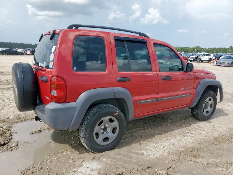 1J4GK48K43W622909 - 2003 JEEP LIBERTY SPORT RED photo 3