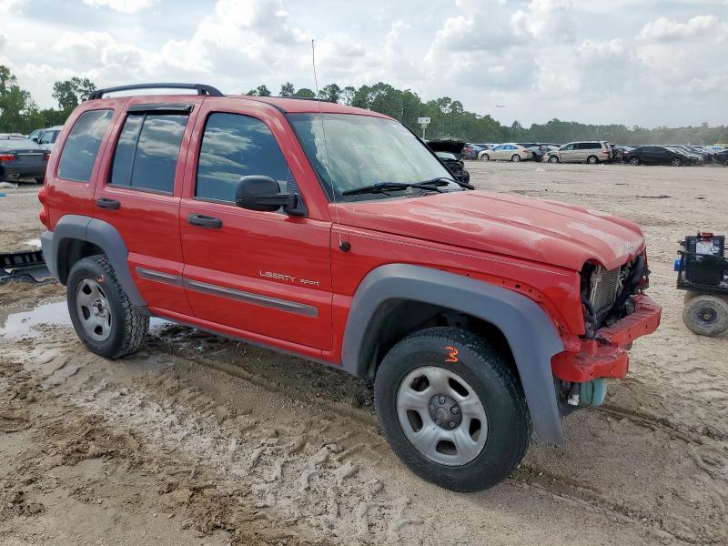 1J4GK48K43W622909 - 2003 JEEP LIBERTY SPORT RED photo 4