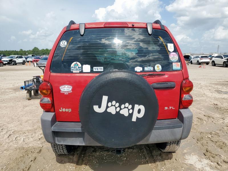 1J4GK48K43W622909 - 2003 JEEP LIBERTY SPORT RED photo 6