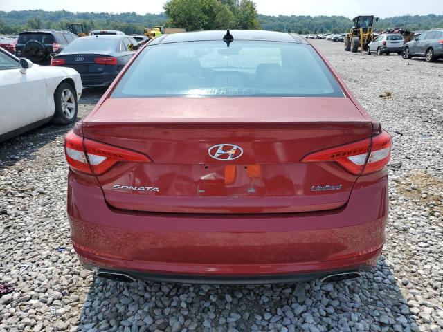 5NPE34AF4FH123044 - 2015 HYUNDAI SONATA SPORT MAROON photo 6