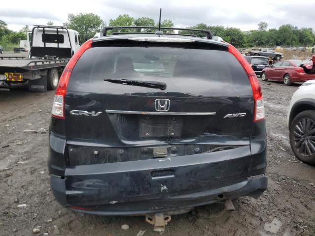 2HKRM4H79DH614963 - 2013 HONDA CR-V EXL BLACK photo 6