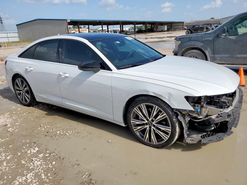 WAUE3AF28MN049223 - 2021 AUDI A6 PREMIUM PLUS WHITE photo 4