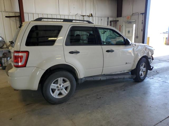 1FMCU59399KB62430 - 2009 FORD ESCAPE HYBRID WHITE photo 3