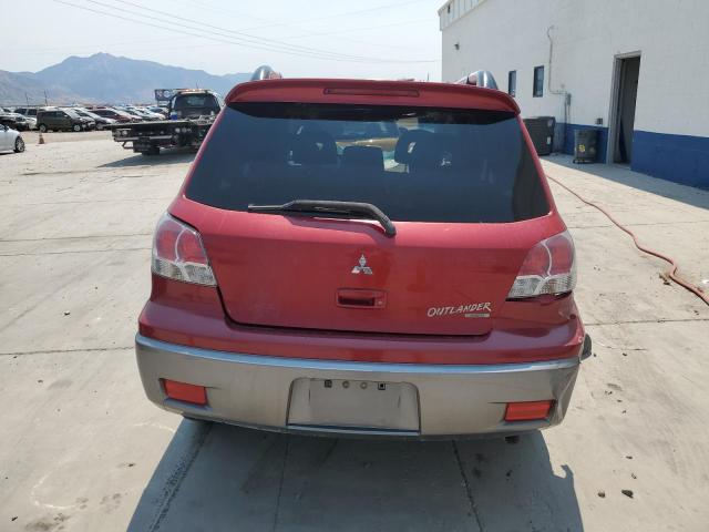 JA4LZ41F84U007025 - 2004 MITSUBISHI OUTLANDER XLS RED photo 6