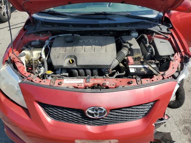 2T1BU4EE2AC269357 - 2010 TOYOTA COROLLA BASE 红色 照片 11