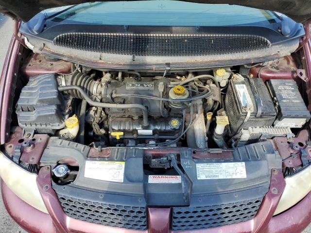 2B4GP443X2R720711 - 2002 DODGE GRAND CARA SPORT BURGUNDY photo 12