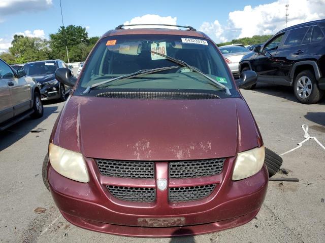 2B4GP443X2R720711 - 2002 DODGE GRAND CARA SPORT BURGUNDY photo 5