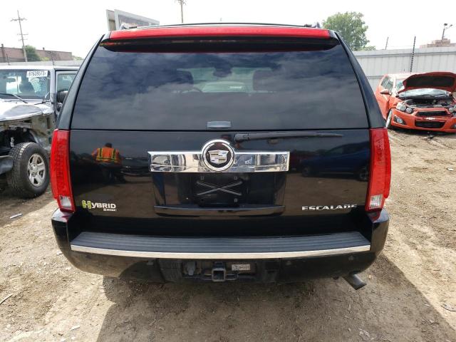 1GYFC43509R121940 - 2009 CADILLAC ESCALADE HYBRID BLACK photo 6