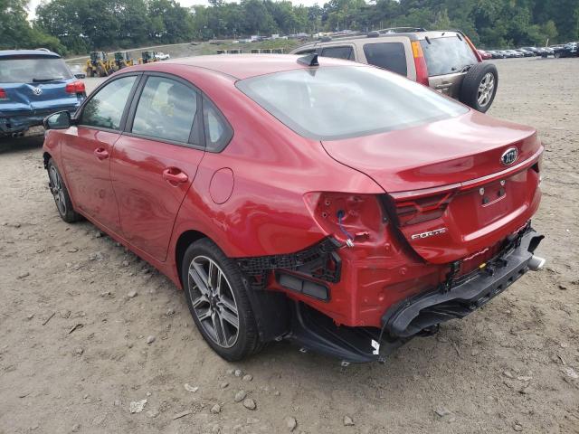 3KPF34AD6KE063107 - 2019 KIA FORTE GT LINE RED photo 2