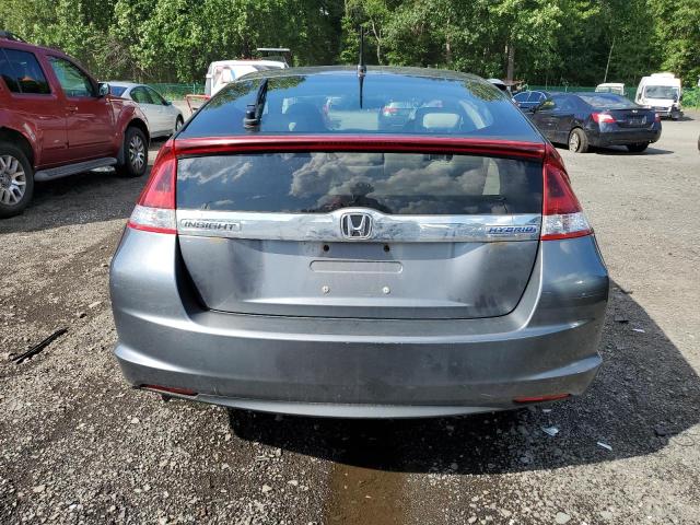 JHMZE2H57DS002602 - 2013 HONDA INSIGHT LX GRAY photo 6