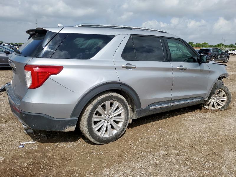 1FMSK7FH0LGC79191 - 2020 FORD EXPLORER LIMITED ვერცხლისფერი ფოტო 3