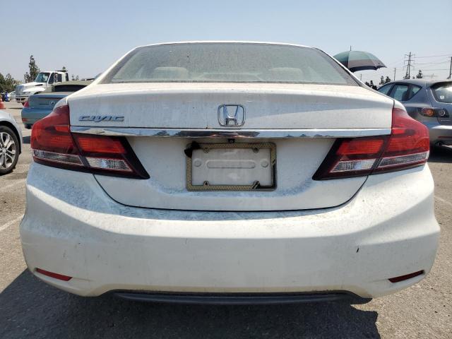 19XFB2F86FE027636 - 2015 HONDA CIVIC EX WHITE photo 6