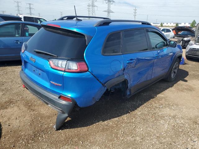 1C4PJMBX4LD648323 - 2020 JEEP CHEROKEE TRAILHAWK BLUE photo 3