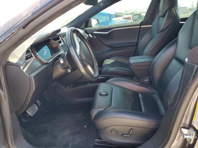 5YJSA1E25JF247944 - 2018 TESLA MODEL S Մոխրագույն լուսանկար 7