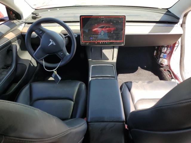 5YJ3E1EA3PF454941 - 2023 TESLA MODEL 3 Czerwony zdjęcie 8