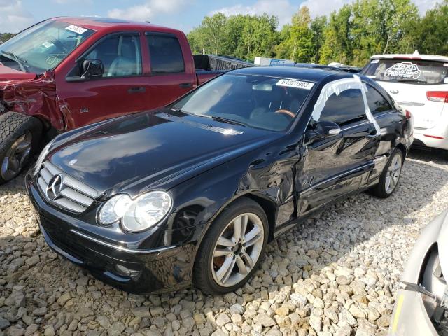 WDBTJ56H68F245526 - 2008 MERCEDES-BENZ CLK 350 BLACK photo 1