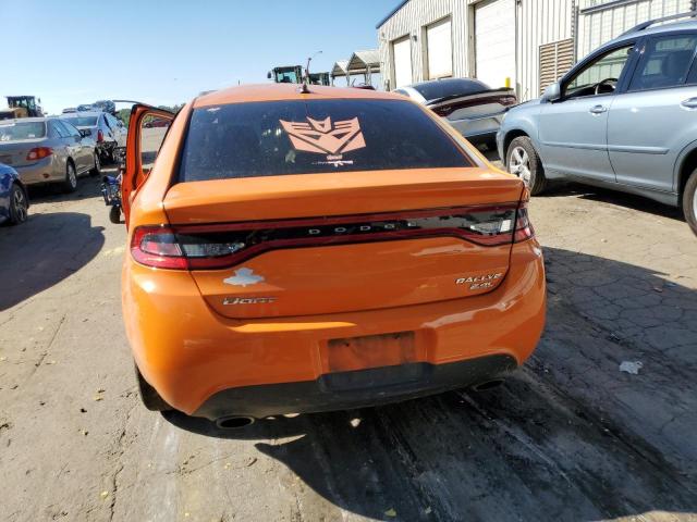 1C3CDFBB9ED742162 - 2014 DODGE DART SXT ORANGE photo 6