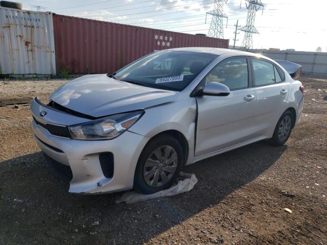 3KPA24AD9LE329556 - 2020 KIA RIO LX SILVER photo 1