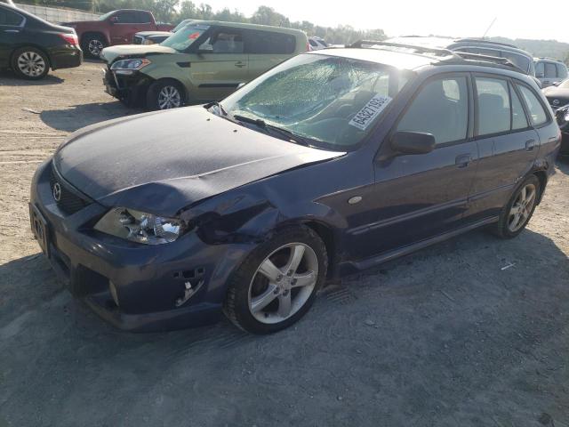 JM1BJ245721633826 - 2002 MAZDA PROTEGE PR5 蓝色 照片 1