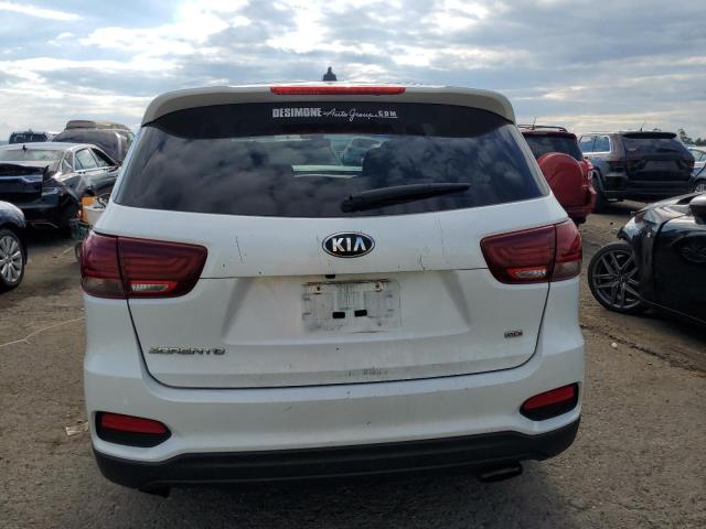 5XYPG4A36KG465860 - 2019 KIA SORENTO L WHITE photo 6