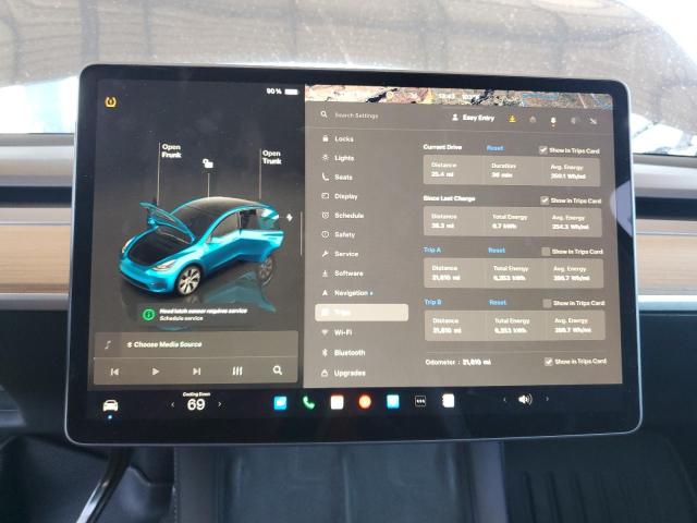 7SAYGAEE7PF898393 - 2023 TESLA MODEL Y Grau Foto 9