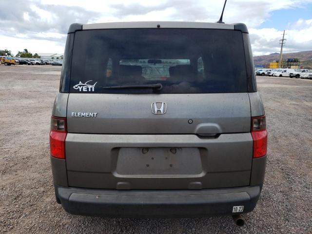 5J6YH18787L003668 - 2007 HONDA ELEMENT EX GRAY photo 6