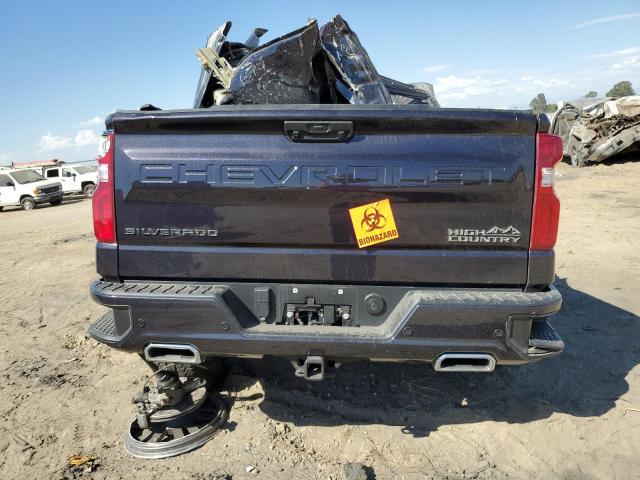 3GCUDJET6NG671030 - 2022 CHEVROLET SILVERADO K1500 HIGH COUNTRY BLACK photo 6