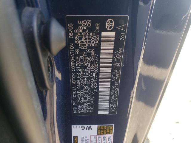 JTKDE177760087277 - 2006 TOYOTA SCION TC Mavi foto 12