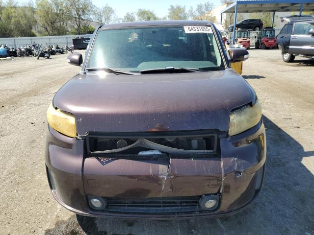 JTLKE50E691064283 - 2009 TOYOTA SCION XB BURGUNDY photo 5