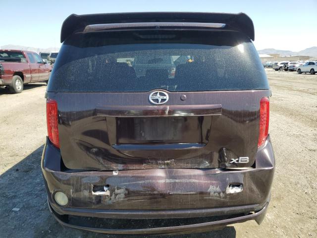 JTLKE50E691064283 - 2009 TOYOTA SCION XB BURGUNDY photo 6